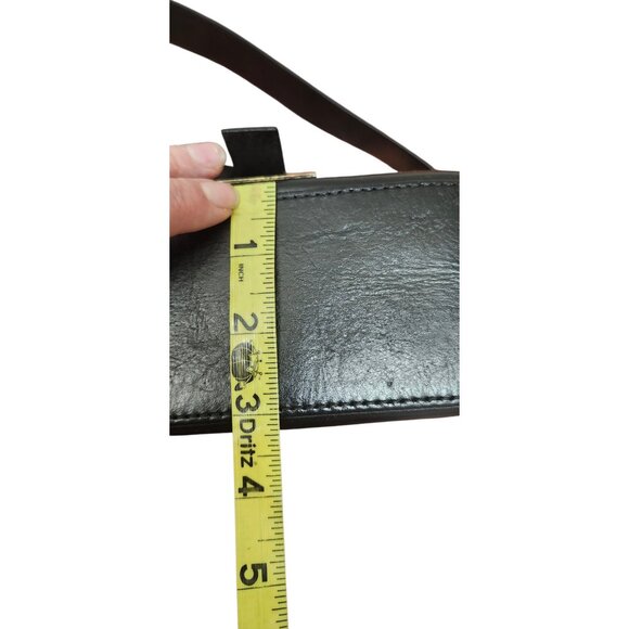 SOPHIE HULME Black Smooth Matte Leather Crossbody Bag - Picture 14 of 16